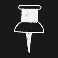 push pin doodle drawing N6