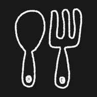 tableware doodle drawing N6