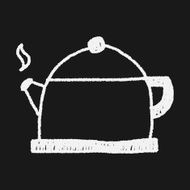 tea pot doodle drawing N20