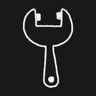 wrench doodle drawing N5
