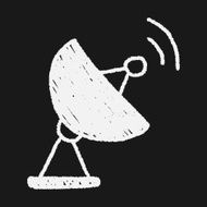 Satellite doodle drawing N19