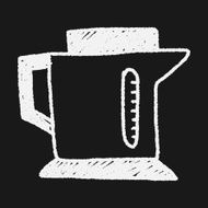 kitchenware hot water bottle doodle drawing N12