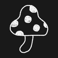 mushroom doodle drawing N6