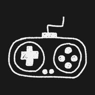 Game Remote Control doodle drawing N12