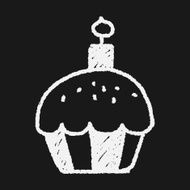 cupcake doodle drawing N18