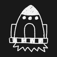 spaceship doodle drawing N6