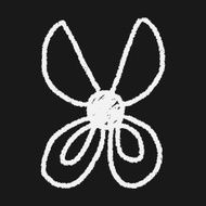 scissors doodle drawing N15
