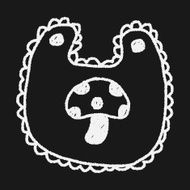 baby bib doodle drawing N6