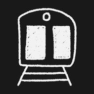 train doodle drawing N6