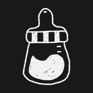 feeding bottle doodle drawing N6