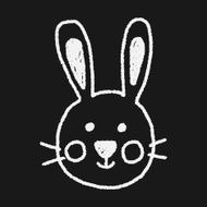animal rabbit doodle drawing N6