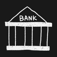 bank doodle drawing N14