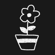 flower doodle drawing N11