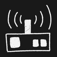 radio doodle drawing N24