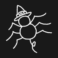 halloween spider doodle drawing N5