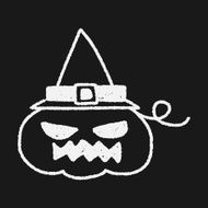 halloween pumpkin doodle drawing N12
