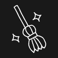 broom doodle drawing N6