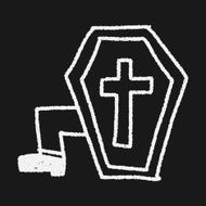grave doodle drawing N24