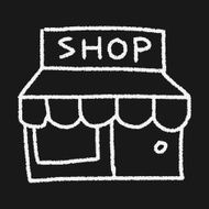 shop store doodle drawing N35