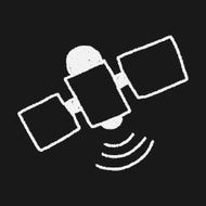 Satellite doodle drawing N20