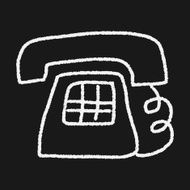 telephone doodle drawing N6