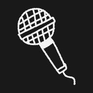 microphone doodle drawing N15