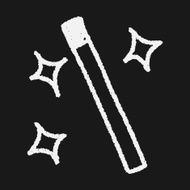 Magic Wand doodle drawing N6