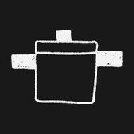 pot doodle drawing N6