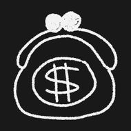 purse doodle drawing N6