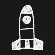 Missile doodle drawing N6