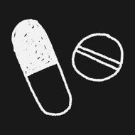 pills doodle drawing N18
