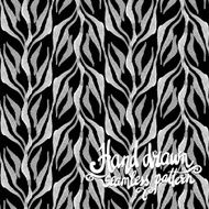 Hand drawn seamless watercolor brush pattern fashionable sophist N8