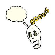 cartoon chain with thought bubble N3