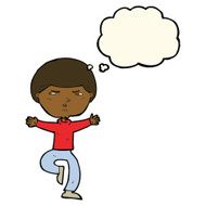 cartoon angry man with thought bubble N55