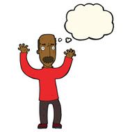 cartoon angry dad with thought bubble N6