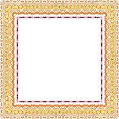 Ornamental Frame for photo with abstract elements N7