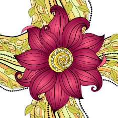 Vector seamless floral pattern N146