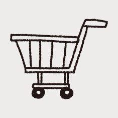 doodle Shopping cart N46