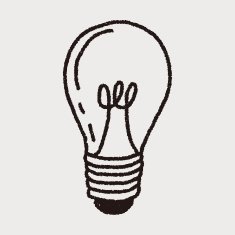 Doodle Light bulb N21