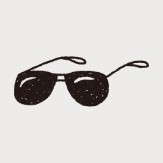 doodle sunglasses N12