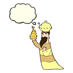 one of the three wise men with thought bubble N17