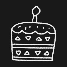 doodle cake N193