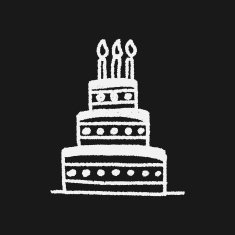 doodle cake N195