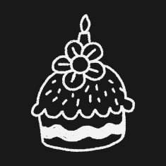 doodle cake N199