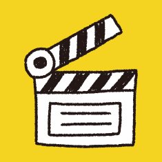 clapboard doodle drawing N4