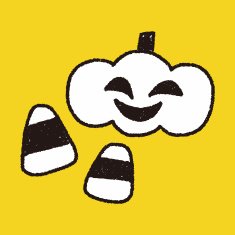 halloween pumpkin doodle drawing N10