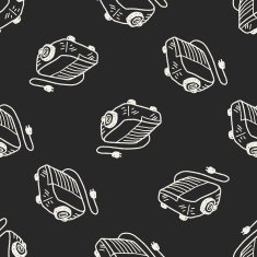 doodle projector seamless pattern background N2