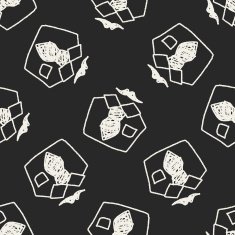 shirt doodle seamless pattern background N7