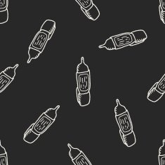 fluid doodle seamless pattern background N2