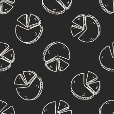 Doodle Pie seamless pattern background N4